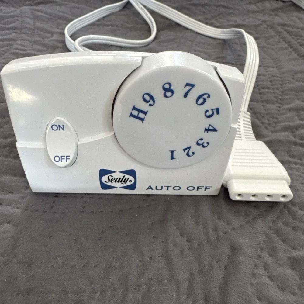 Cannon Biddeford Sealy TC11BA Heated Blanket Control Power‎ Cord 4 Prong White